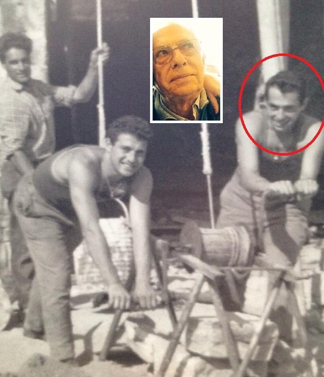 Gianpiero Romagnoli oggi e in una foto d'epoca