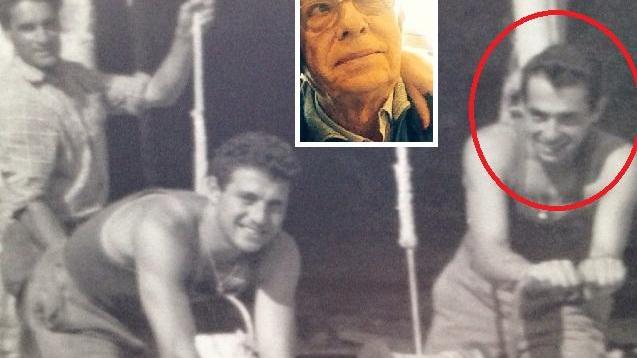 Gianpiero Romagnoli oggi e in una foto d'epoca