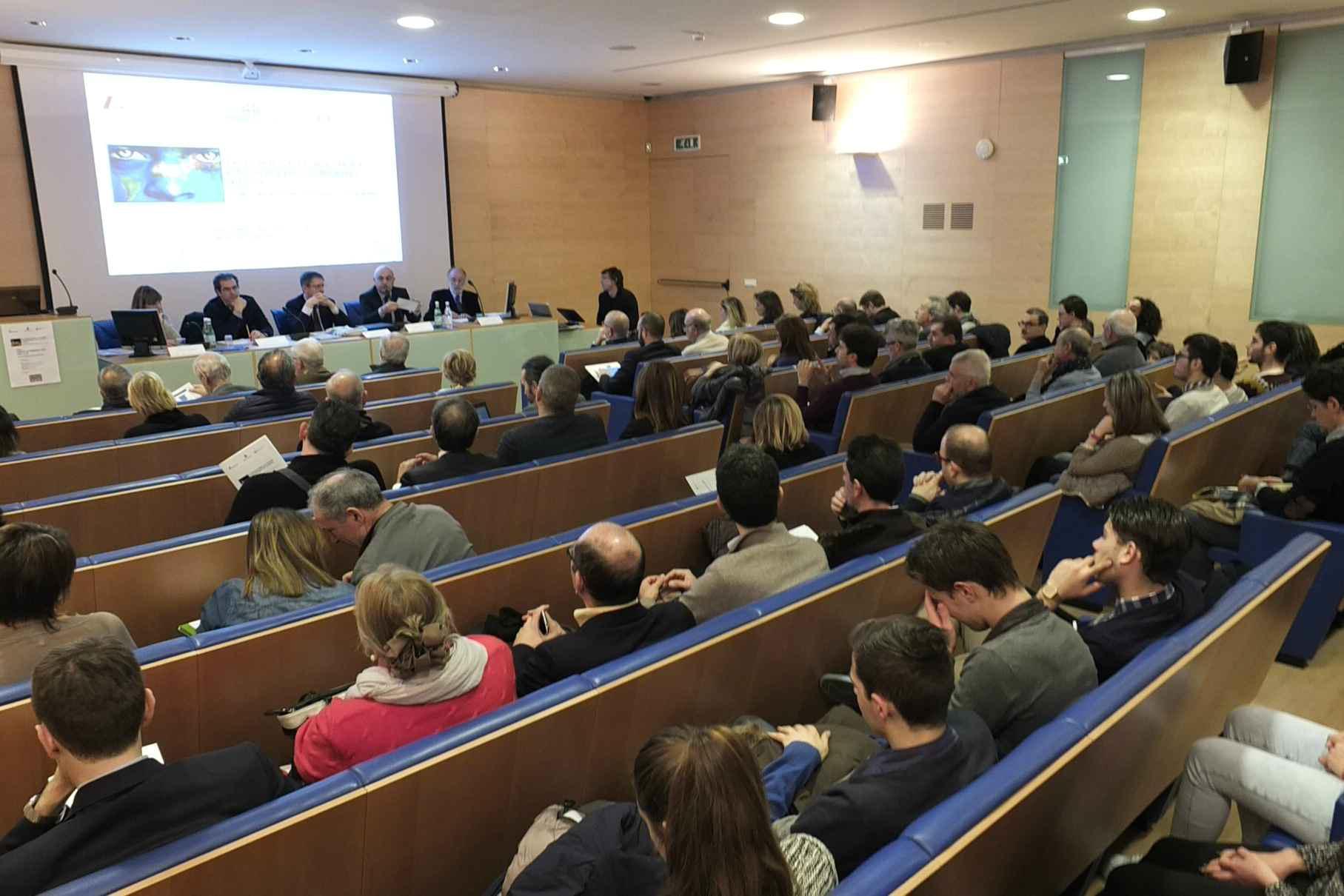 Un momento della presentazione dello studio della Bocconi