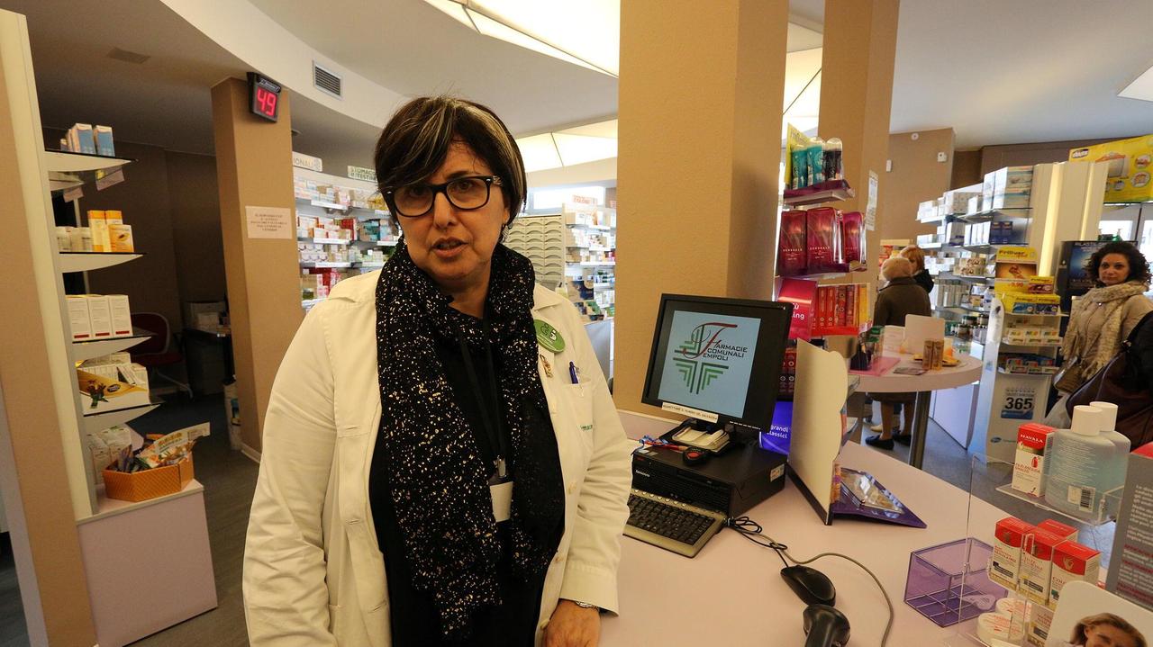 La responsabile della farmacia Maria Cristiana Ferrara