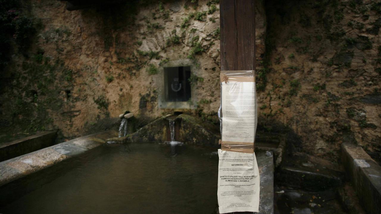 Acqua contaminata dal tallio a Valdicastello