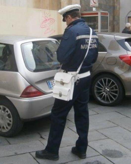 Polizia municipale in sciopero 