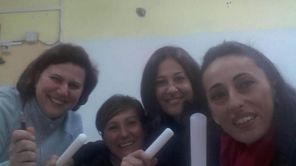 Le quattro pasticcere in gara nella competizione di cake design