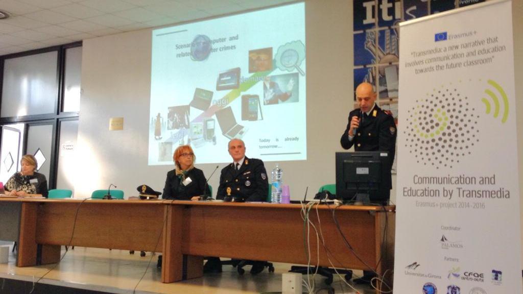 La presentenzione all'Iti del coordinamento europeo erasmus