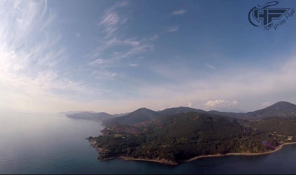 L'isola d'Elba vista dal drone