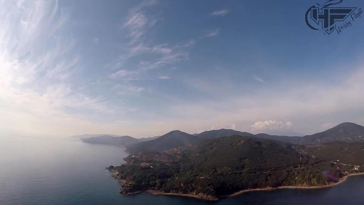 L'isola d'Elba vista dal drone