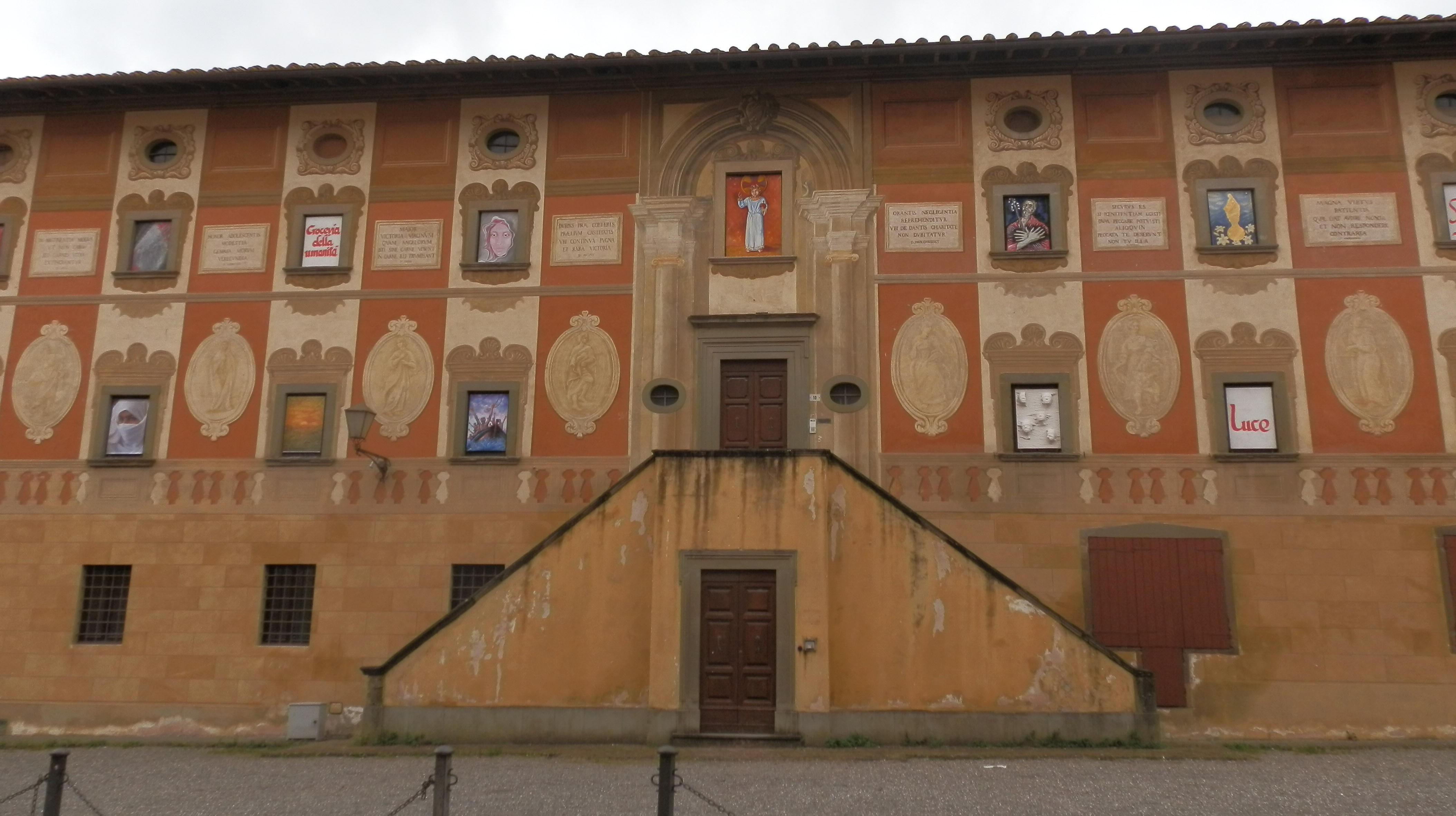 La facciata del seminario vescovile di San Miniato