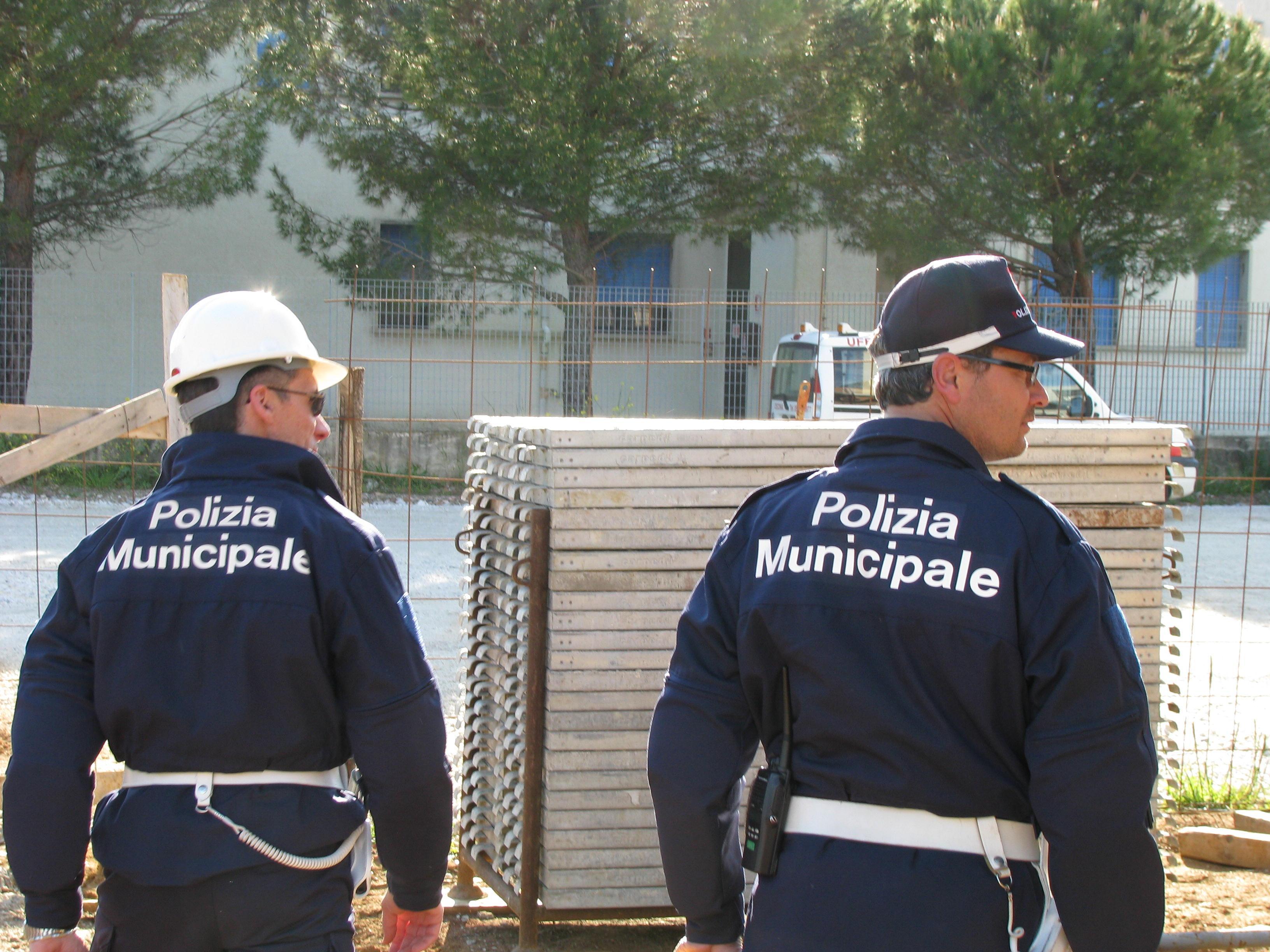 I controlli della polizia municpale 