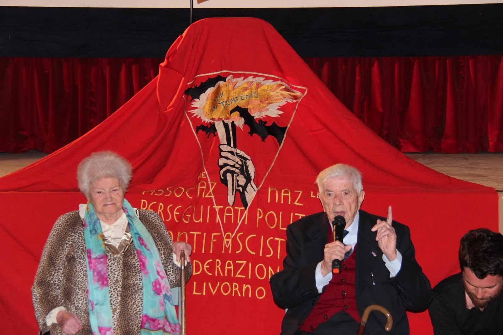 Osmana Benifei con il marito Garibaldo 