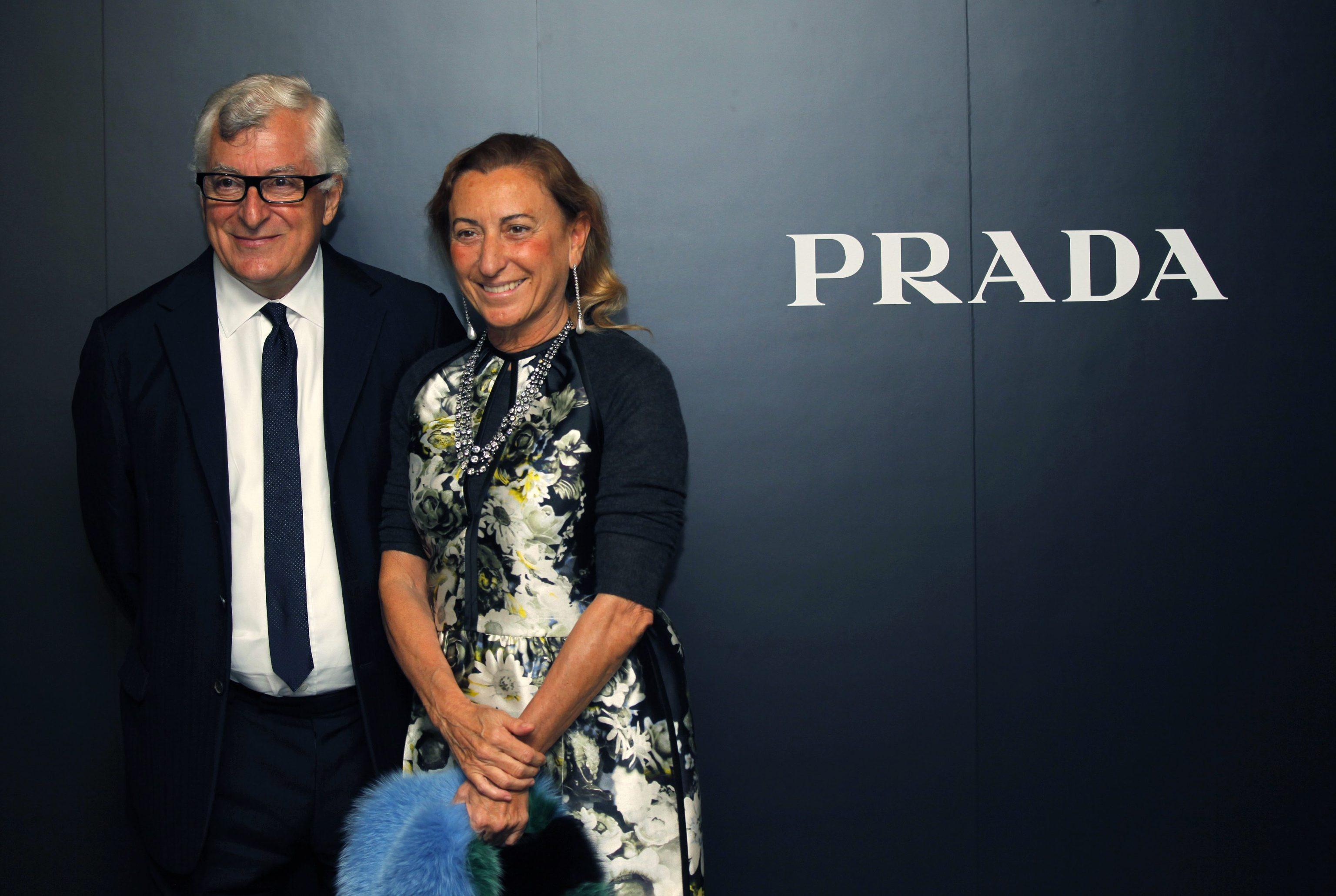 Miuccia Prada e Patrizio Bertelli