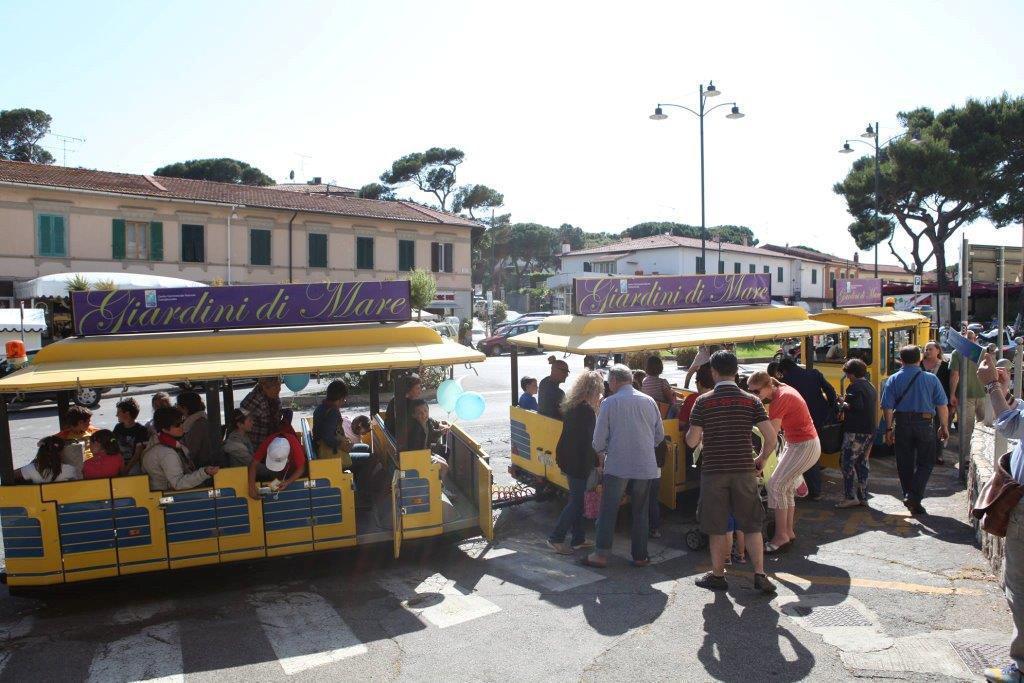In una foto d'archivio un trenino turistico a Castiglioncello