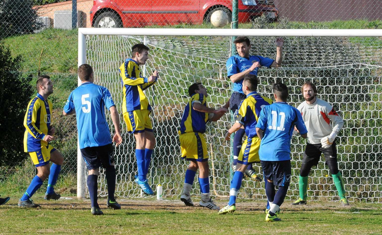 Una partita del Gronchi Montemazzano (foto Paolo Barlettani)