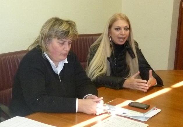 Il sindaco Ilaria Parrella e Manuela Del Grande