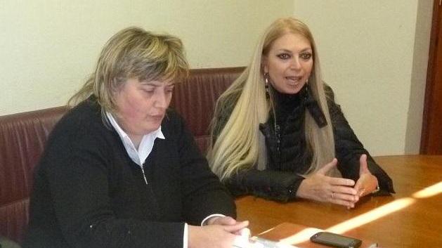 Il sindaco Ilaria Parrella e Manuela Del Grande
