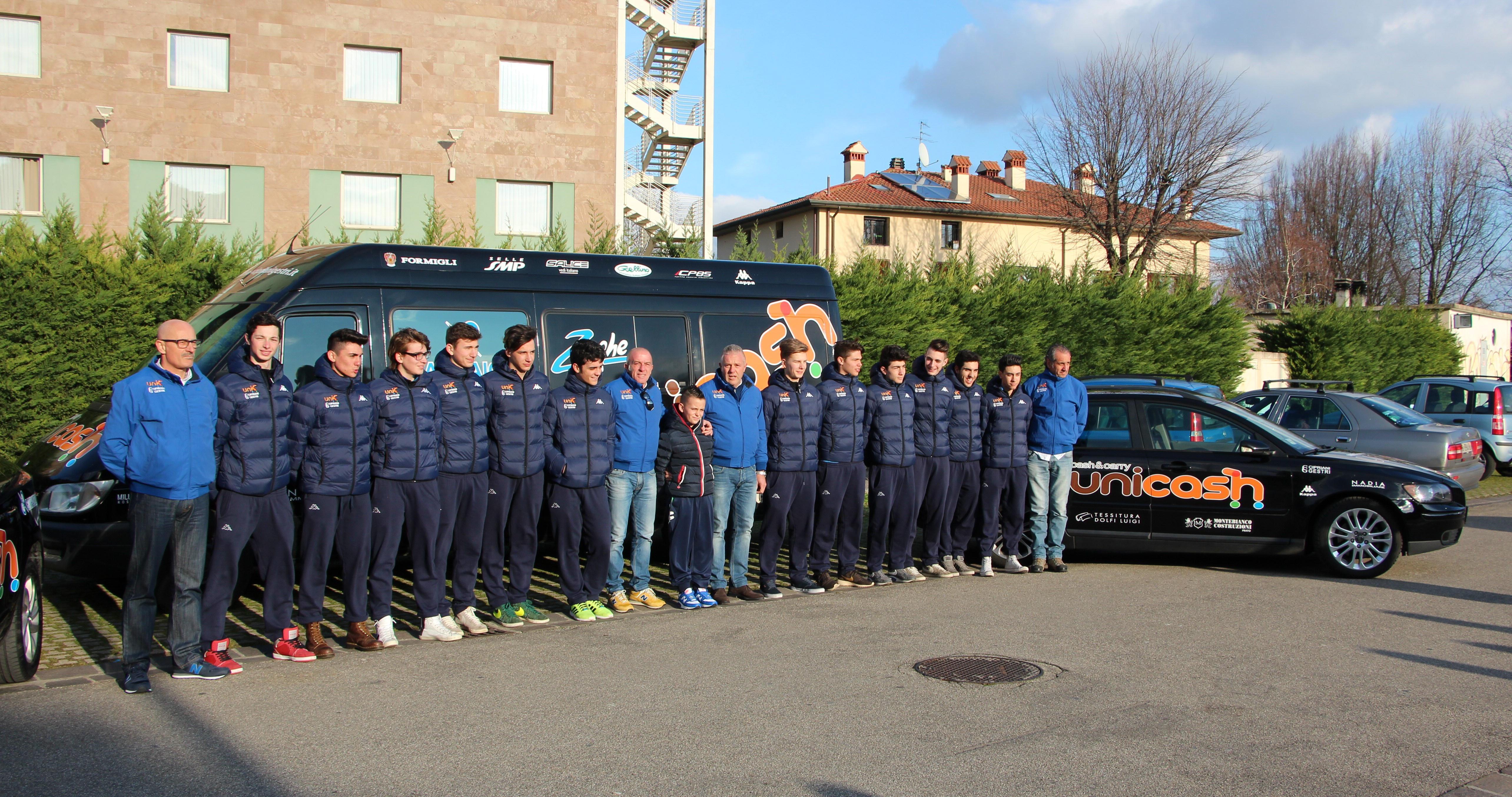 La formazione Juniores della Cipriani e Gestri