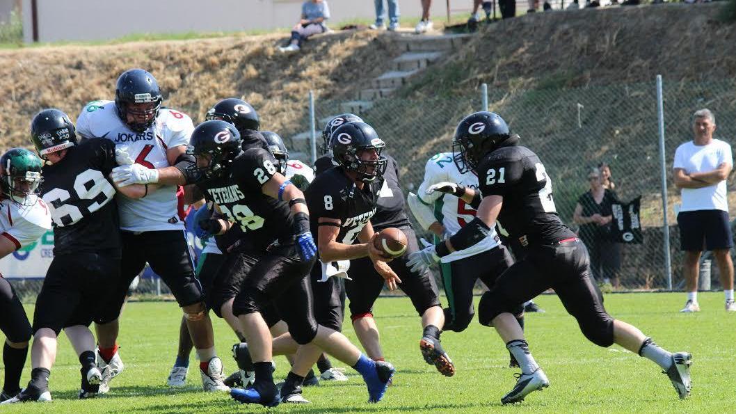 Un'azione di gioco dei Veterans (foto Bf)