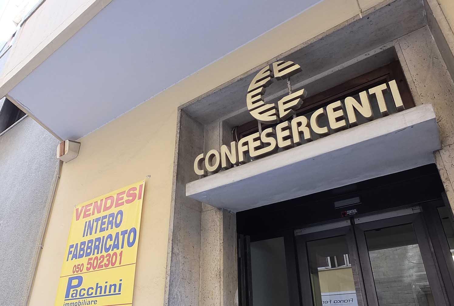 La sede della Confesercenti