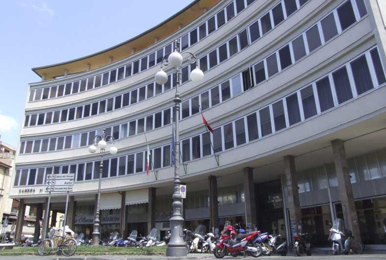 Il palazzo della Camera di Commercio