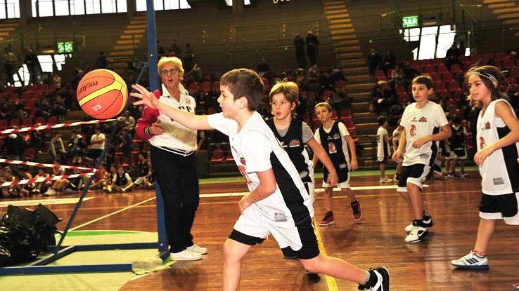 Piccoli cestisti danno spettacolo a Castelnuovo
