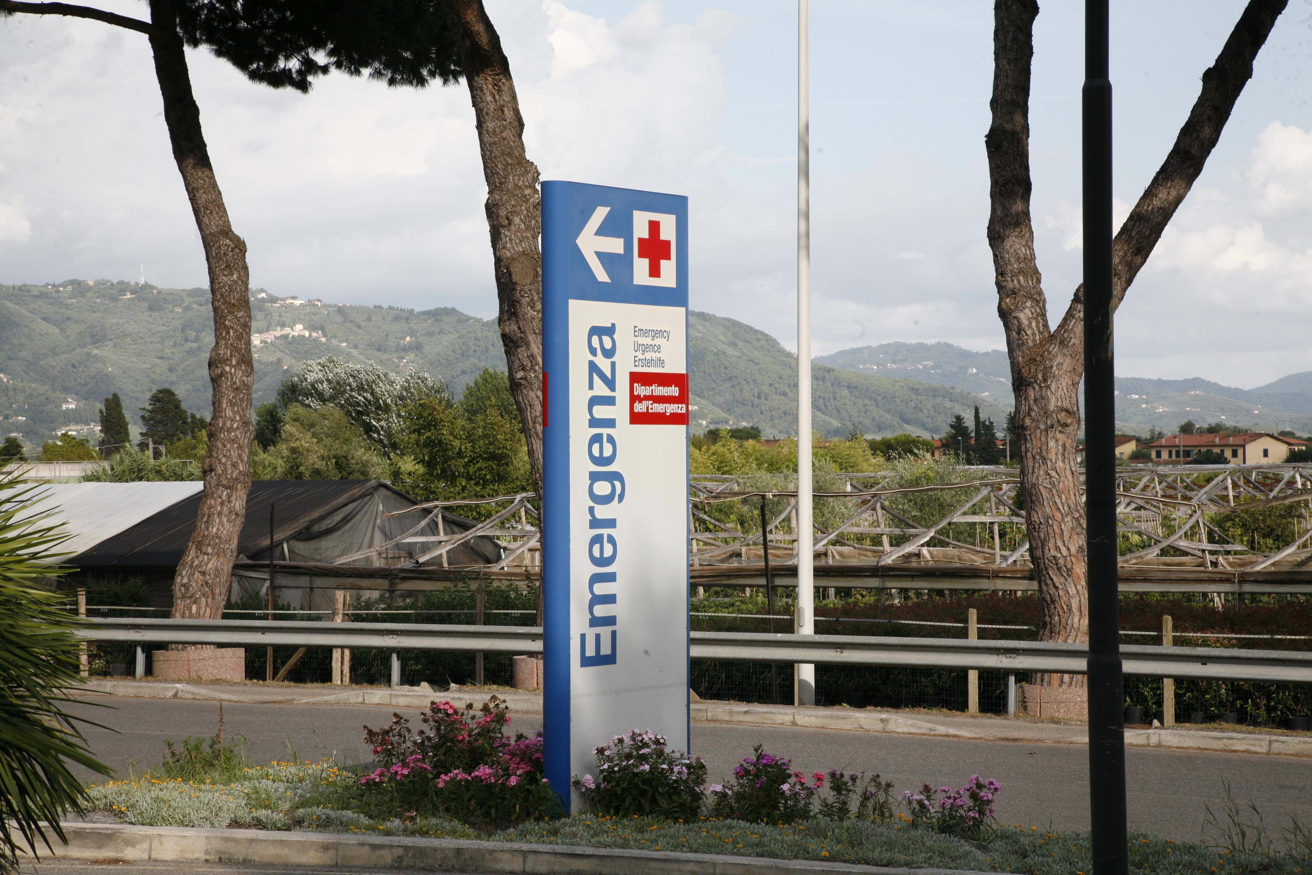 Il pronto soccorso dell'ospedale Versilia di Lido di Camaiore