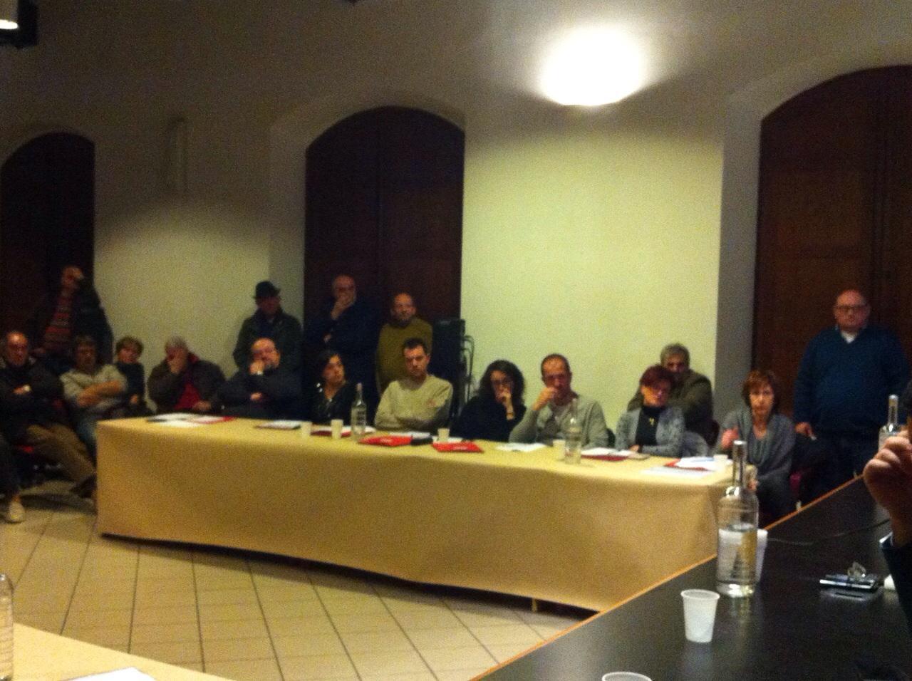 Un momento del consiglio comunale di Vernio