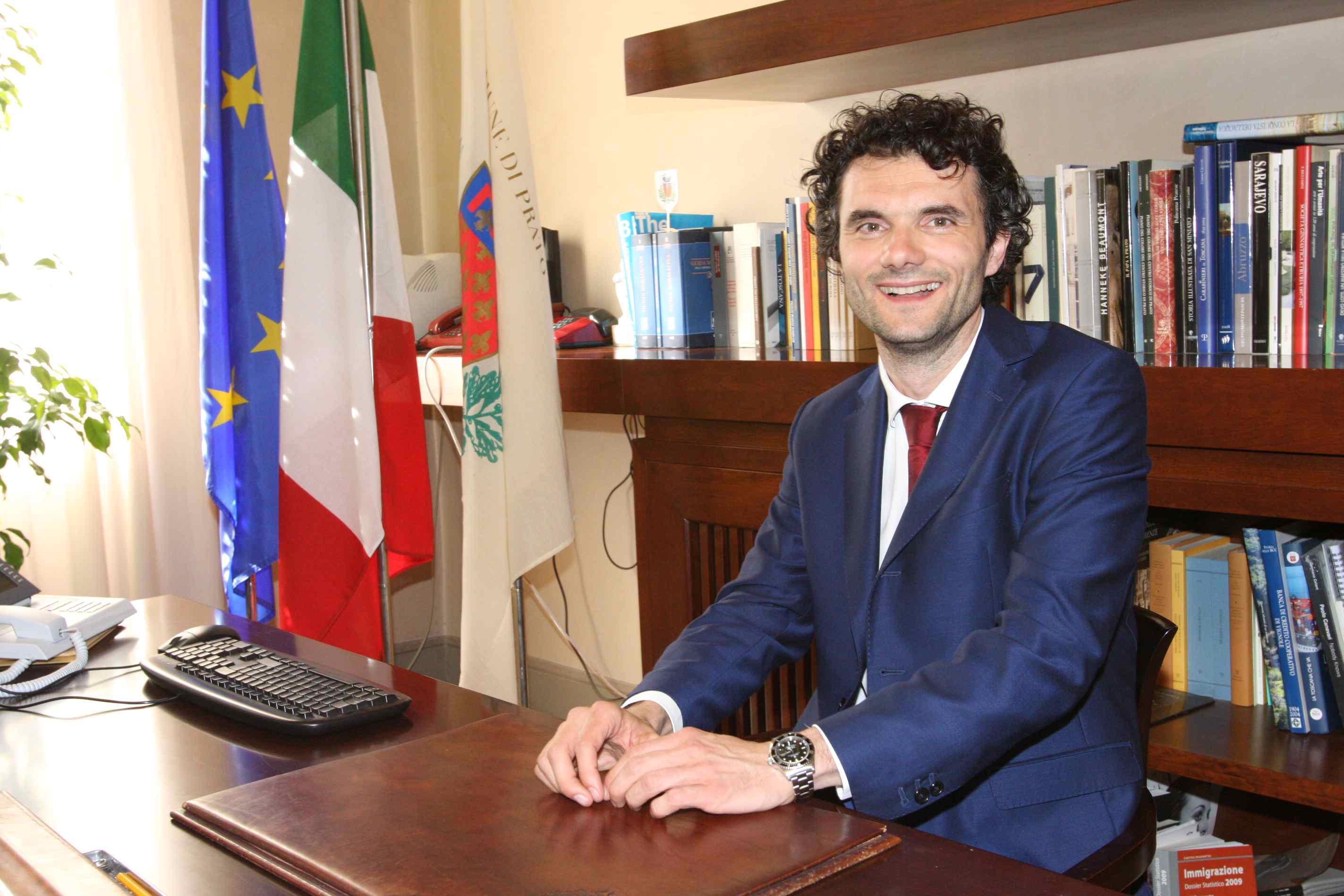 Il sindaco di Prato Matteo Biffoni