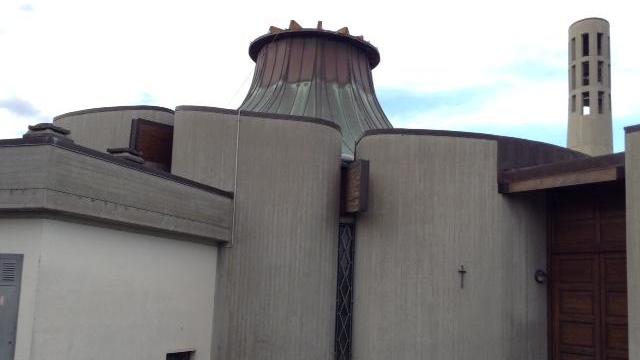 La chiesa di San Giovanni Bosco scoperchiata