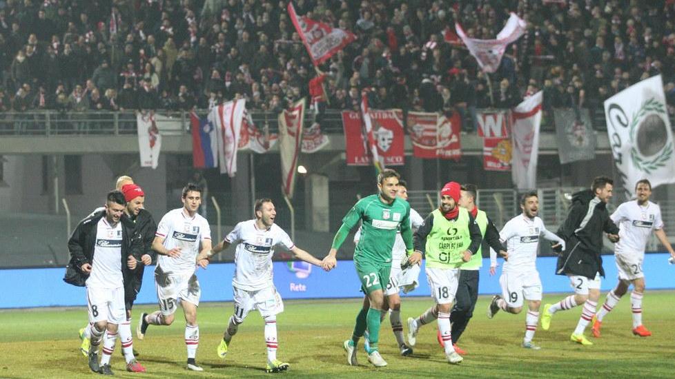 Carpi, basta un tredici da serie A