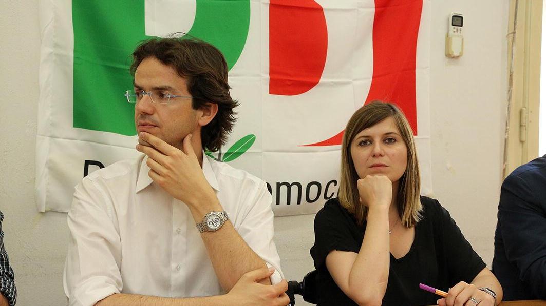 Enrico Sostegni con il sindaco di Empoli Brenda Barnini (foto agenzia Carlo Sestini)