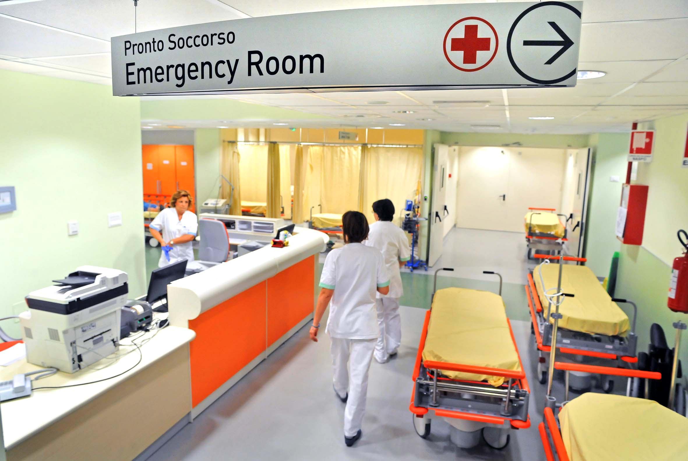 Il pronto soccorso dell'ospedale di Pistoia