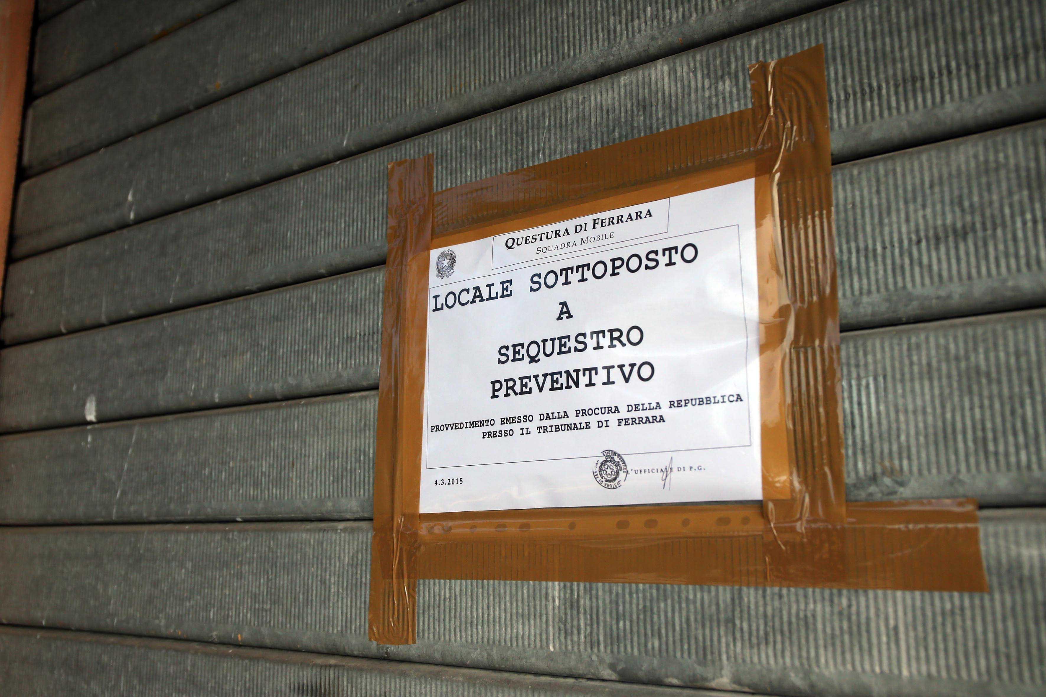 Il club sotto sequestro