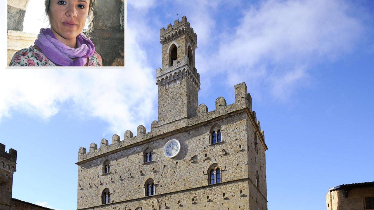 Piazza dei Priori e l'assessore Alessia Dei