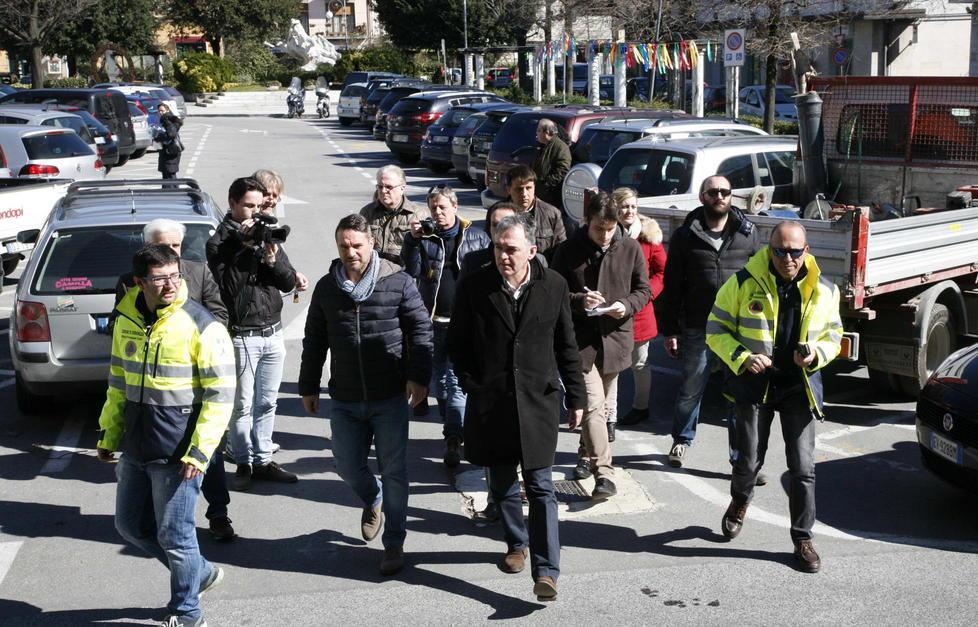 Rossi in Versilia: «Ricostruiremo tutto» 