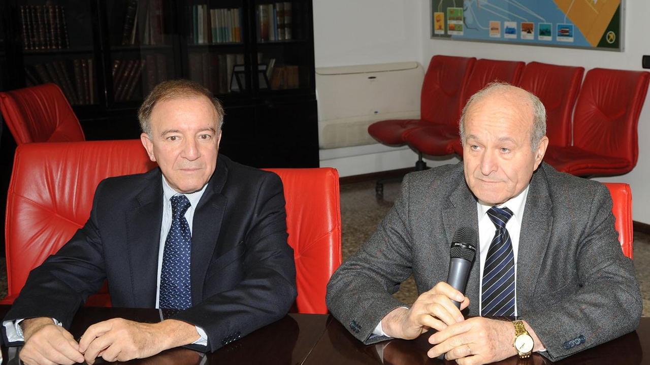 Farid Tidjani con Issad Rebrab, presidente di Cevital (foto Pabar)