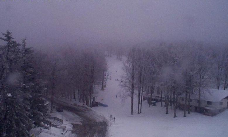 Nella morsa di vento e neve Danni alle case sulle colline 