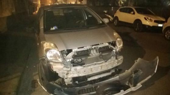 L'auto della giovane