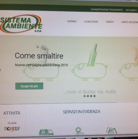 Sistema Ambiente rinnova il sito web