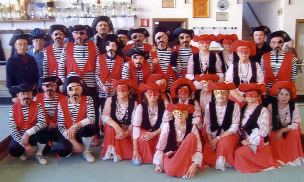 In maschera al Palio di Carnevale