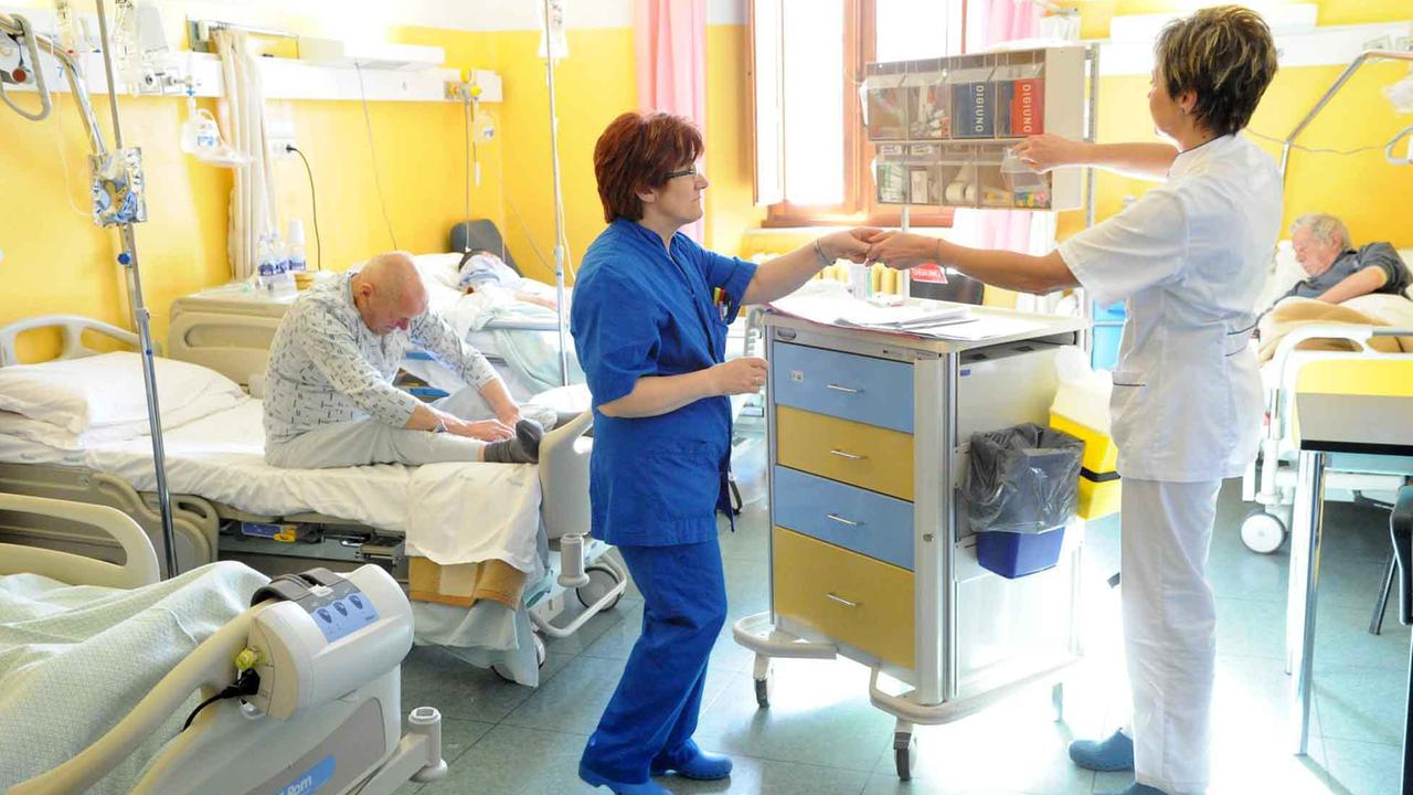 Operatori sanitari a lavoro