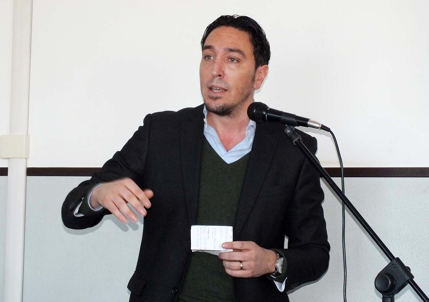 L'ex consigliere regionale Pd Matteo Tortolini