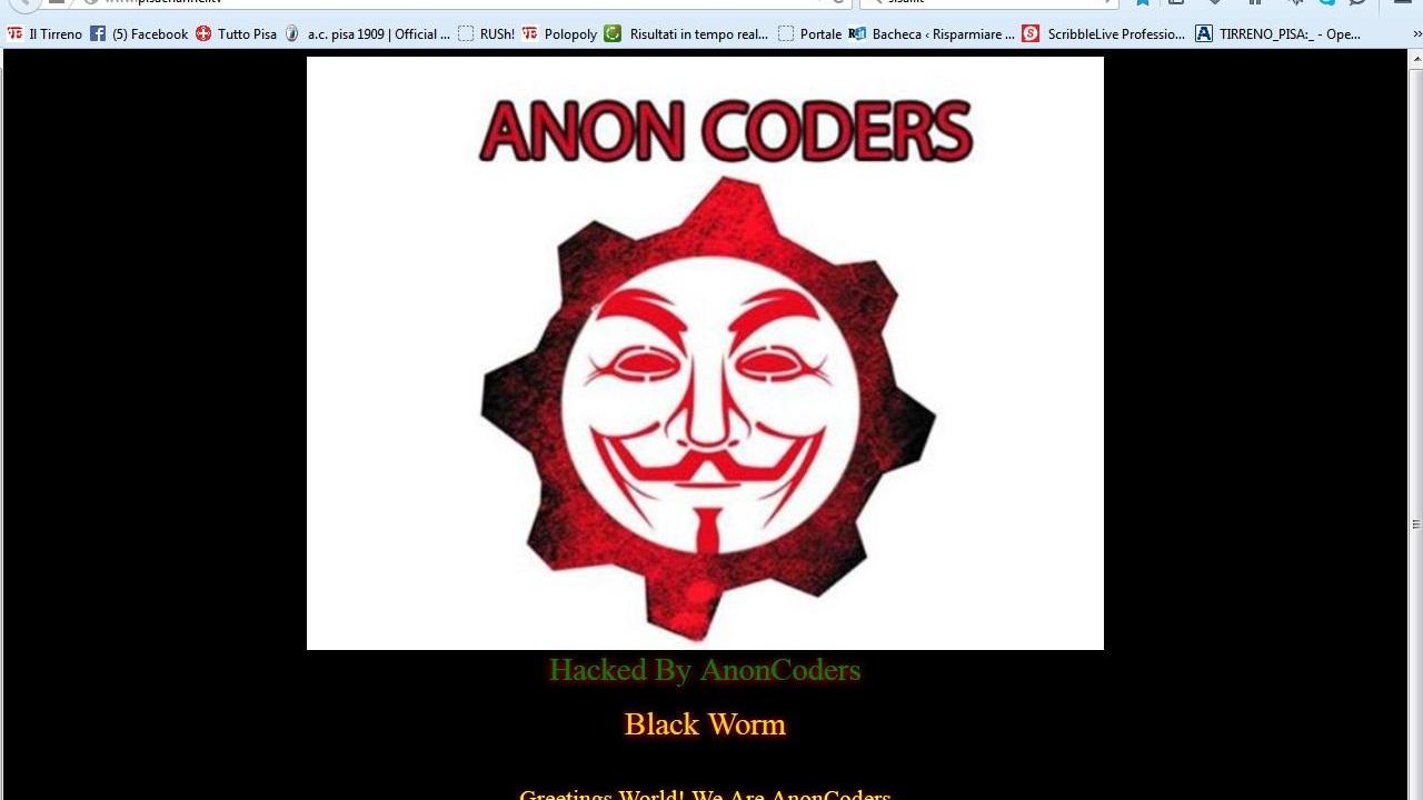 Il sito del Pisa sotto attacco degli hacker islamici