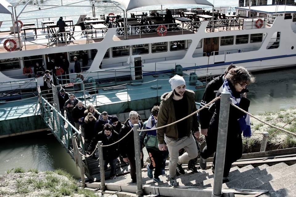 Il derby del Po è iniziato sulla motonave