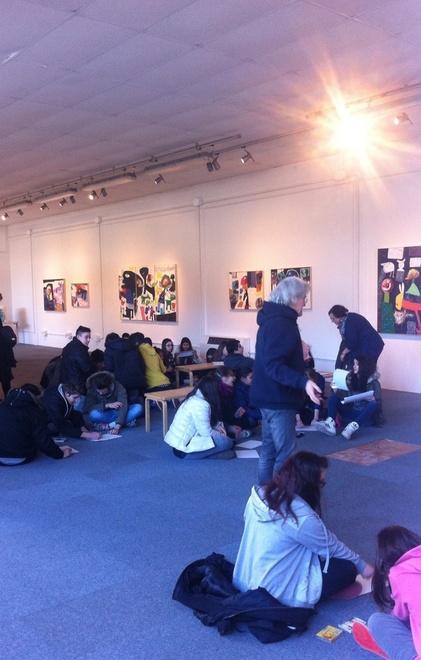 Lezione in galleria con Asveri 