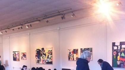 Lezione in galleria con Asveri