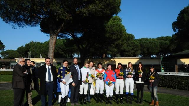 La premiazione delle amazzoni a San Rossore