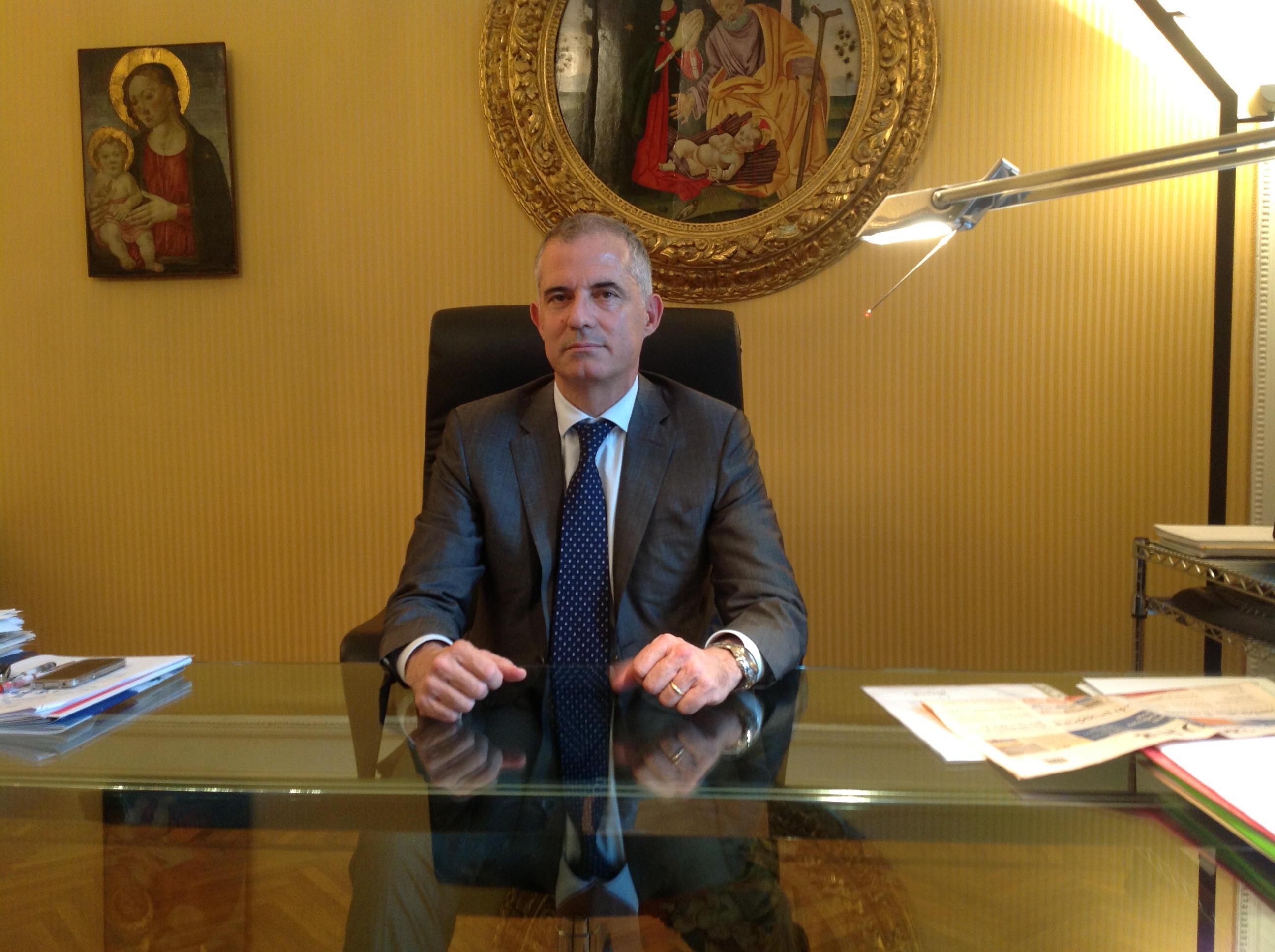 Il presidente della Cassa di Risparmio di San Miniato Spa Alessandro Bandini