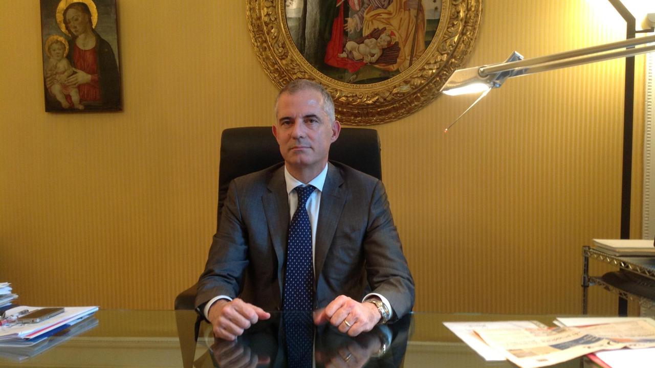 Il presidente della Cassa di Risparmio di San Miniato Spa Alessandro Bandini