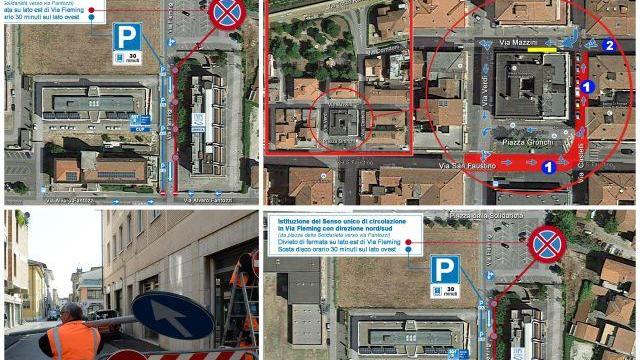 Cambia la viabilità in tre punti del centro storico