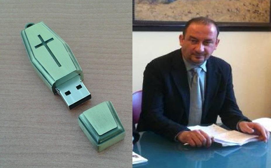 Gabriele Fusini e il gadget cimiteriale