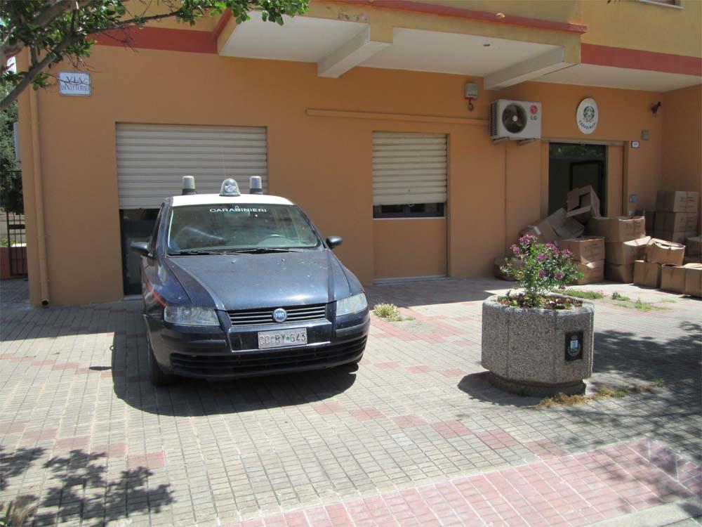 La caserma dei carabinieri di Sestu